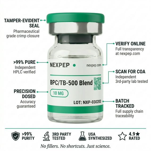 Wolverine Stack | BPC-157/TB-500 | 5mg/5mg - Details