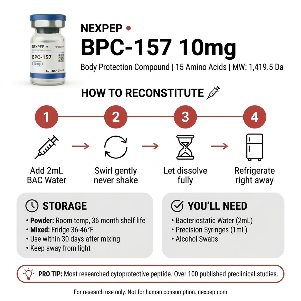 Wolverine | BPC-157 | 10mg - How to Use