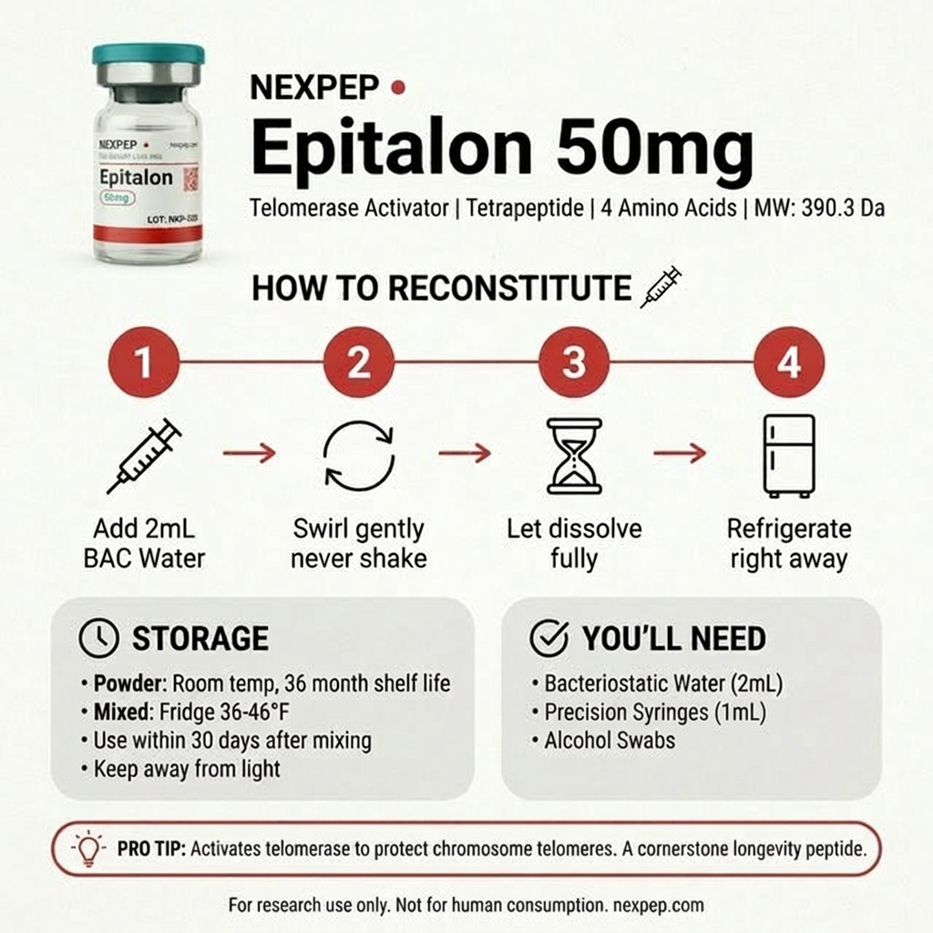 Fountain | Epitalon | 10mg - How to Use