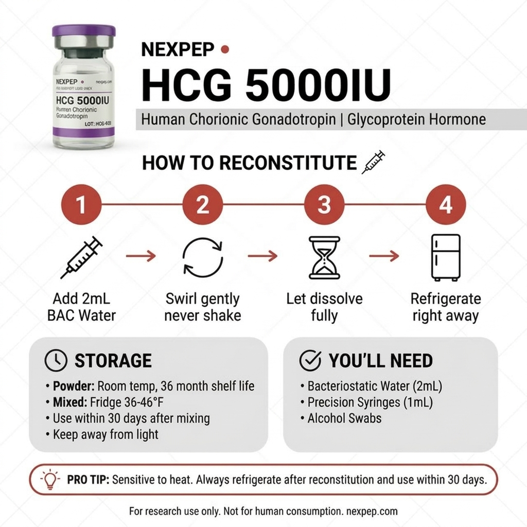 Genesis | HCG | 5000iu - How to Use