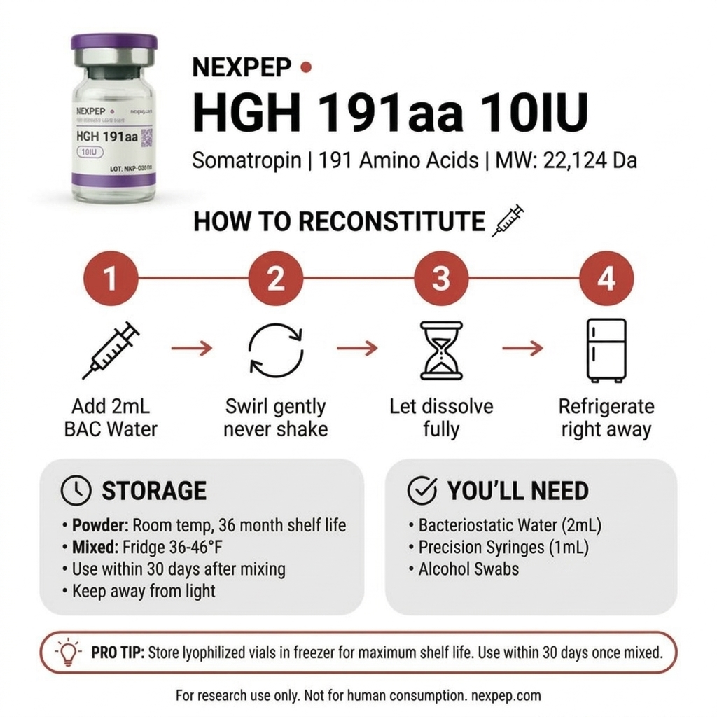 Prime | HGH 191AA | 10iu - How to Use