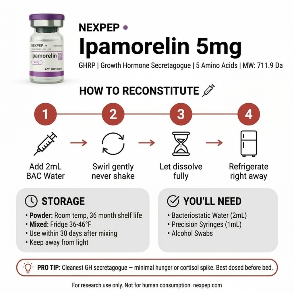Pulse | Ipamorelin | 5mg - How to Use