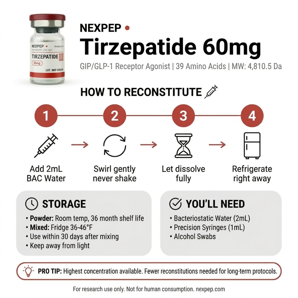 Torch | TRZ | GLP-2 | 60mg - How to Use